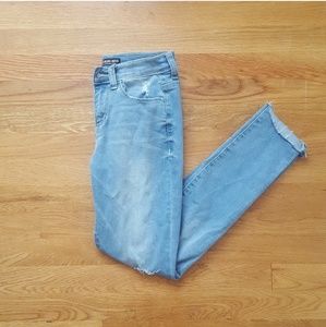 Light Distressed Skinny Jeans